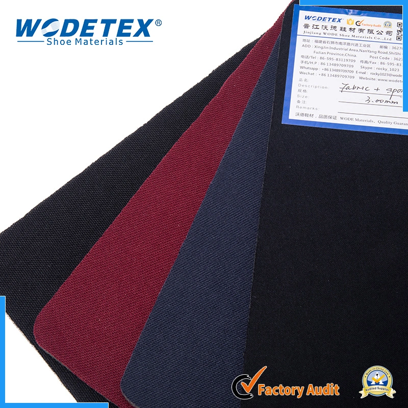 2022 Fabric Laminate Foam or Velvet Composite Fabric and Loop Fabric with Sponge