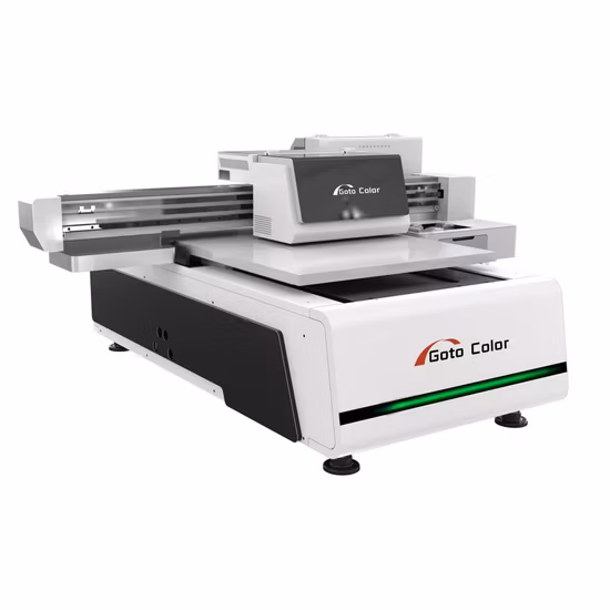 Stampante UV industriale Gotocolor 1000W Prezzo Stampante flatbed UV digitale di piccole dimensioni in pelle con pellicola in PVC morbido